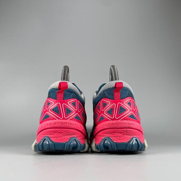 La Sportiva Bushido II Women's 8 Blue Pink Trail Running Shoes Athletic Shoe EUC - Picture 3 of 9